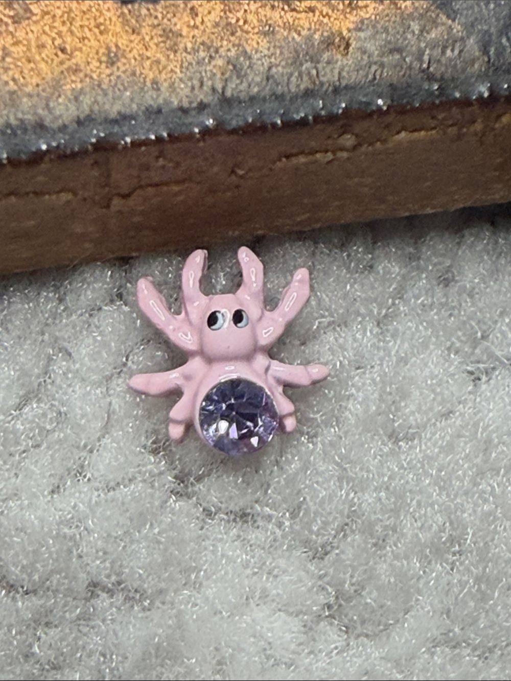 ❤️$7 Pink Spider Origami Owl Halloween Charm